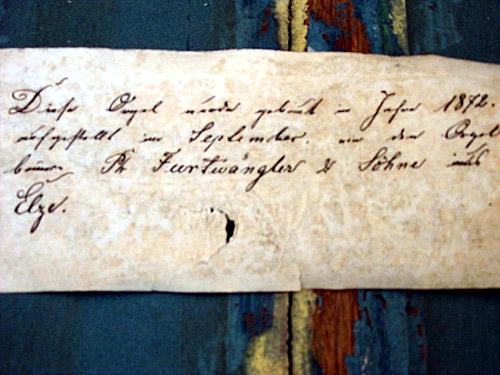 kalefeld inschrift der erbauer